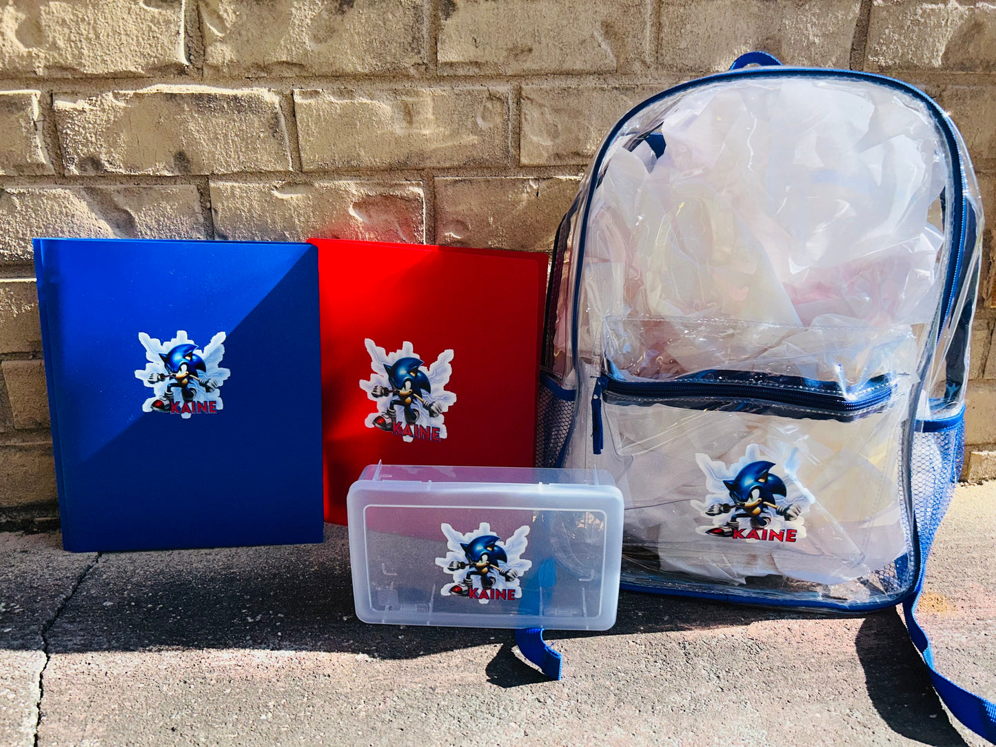 Clear 17in Bookbags