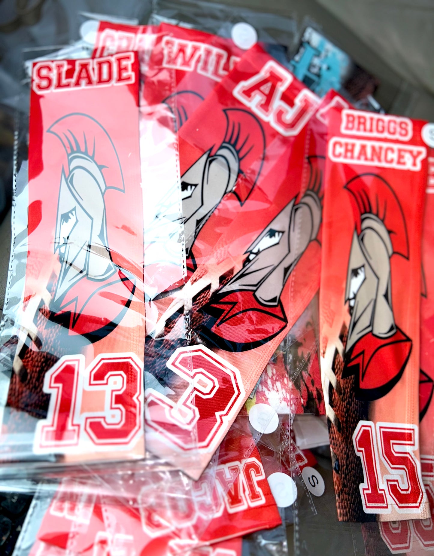 Custom Football socks and sleeves
