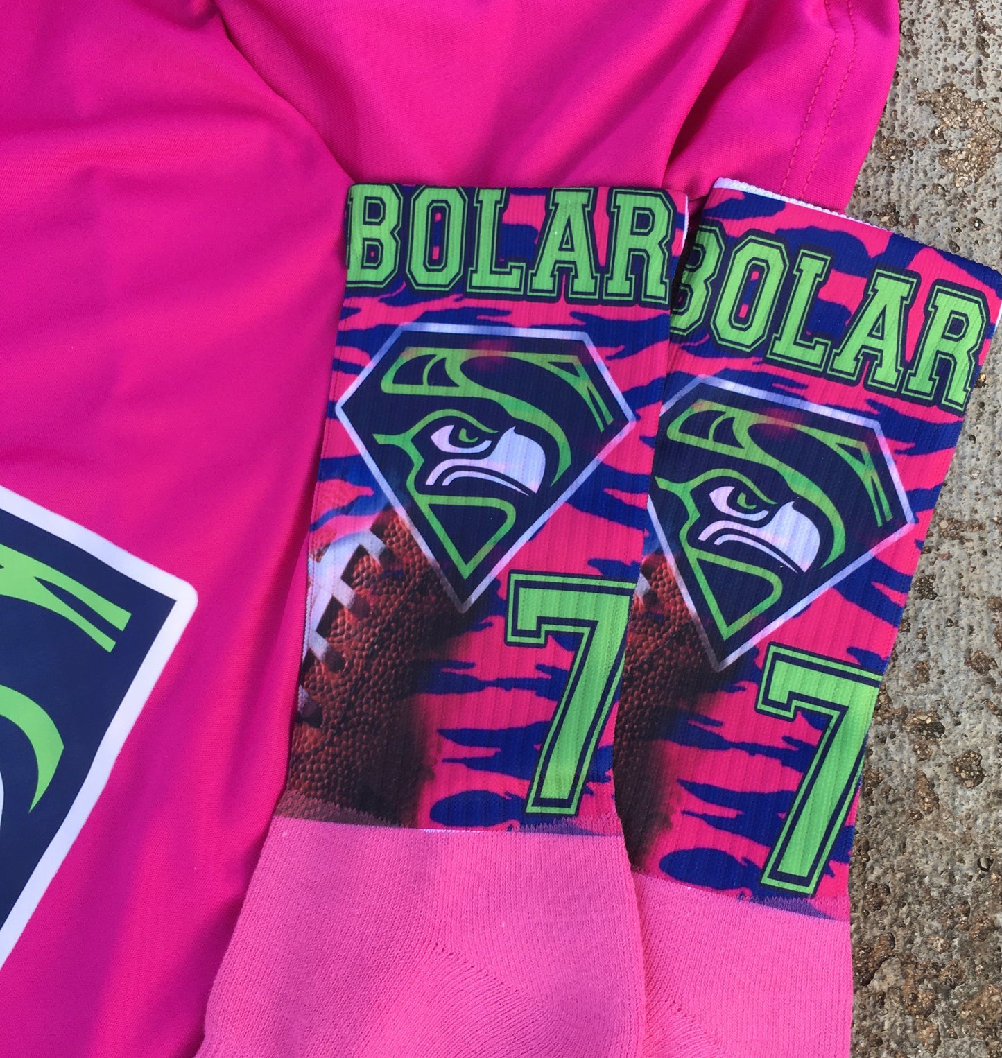 Custom Football socks and sleeves