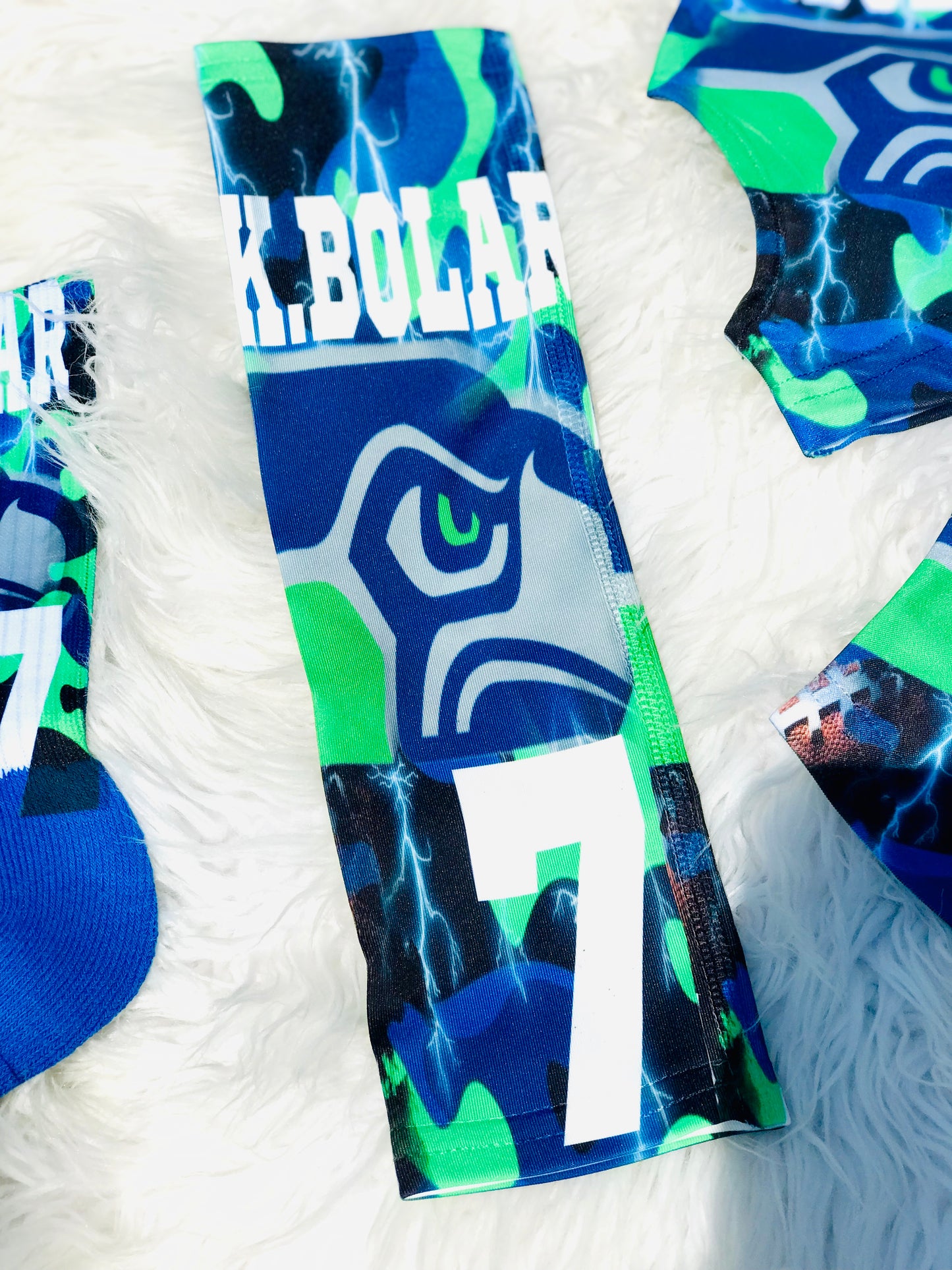 Custom Football socks and sleeves