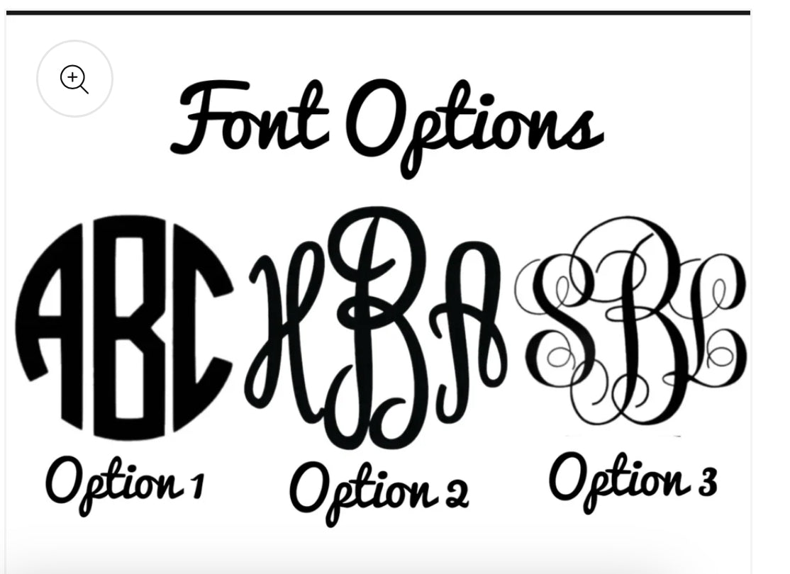 Monogram Bow Box