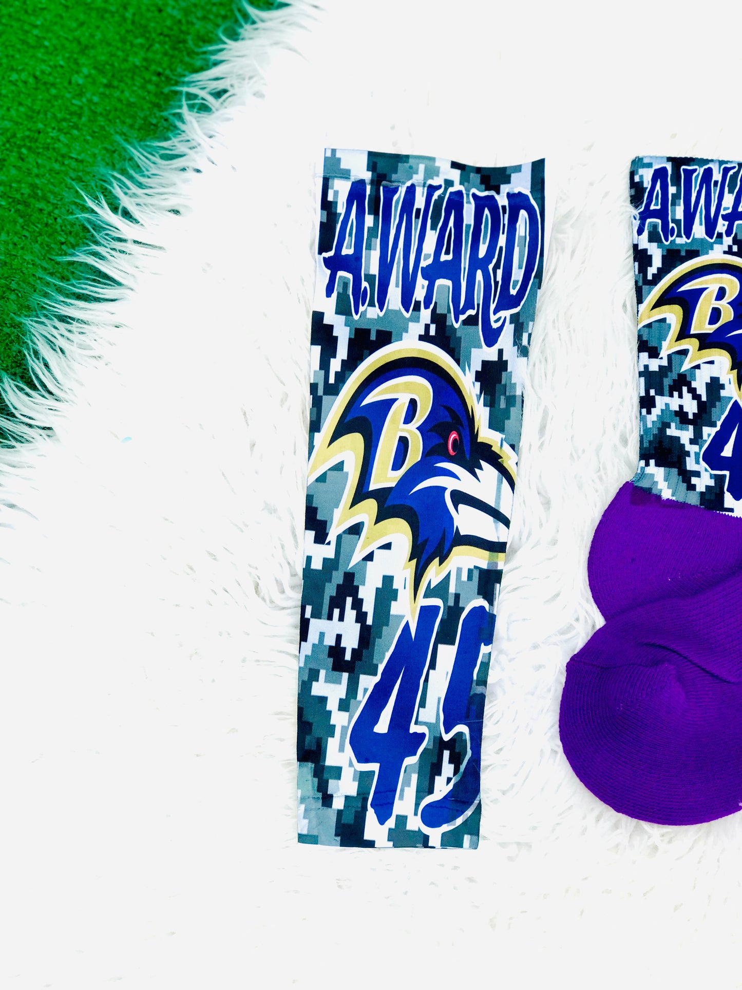 Custom Football socks and sleeves