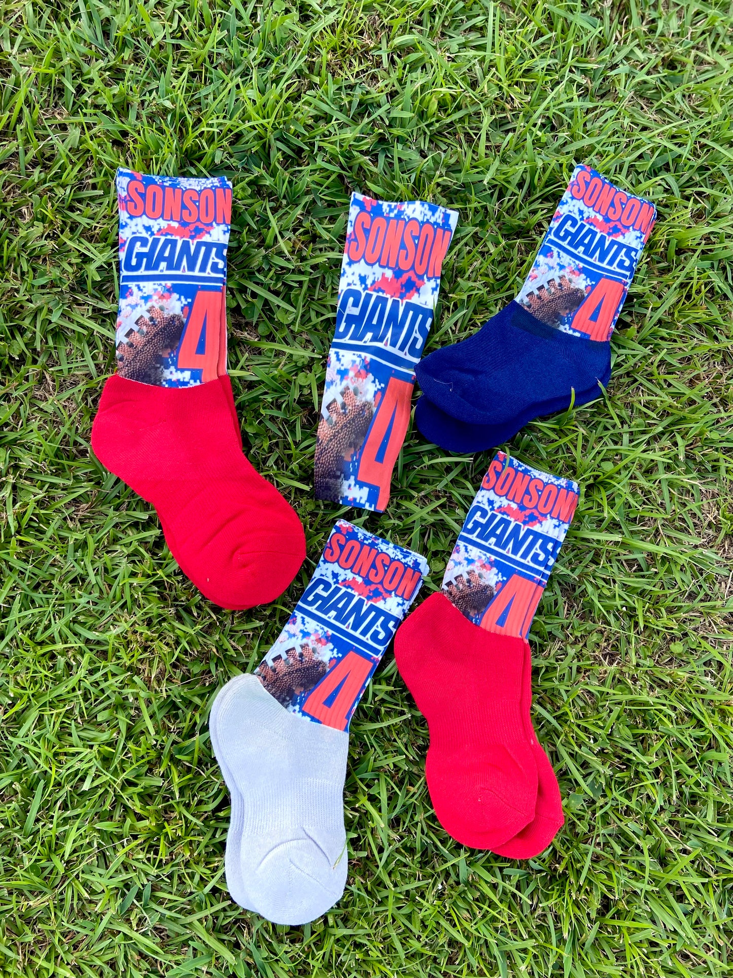 Custom Football socks and sleeves