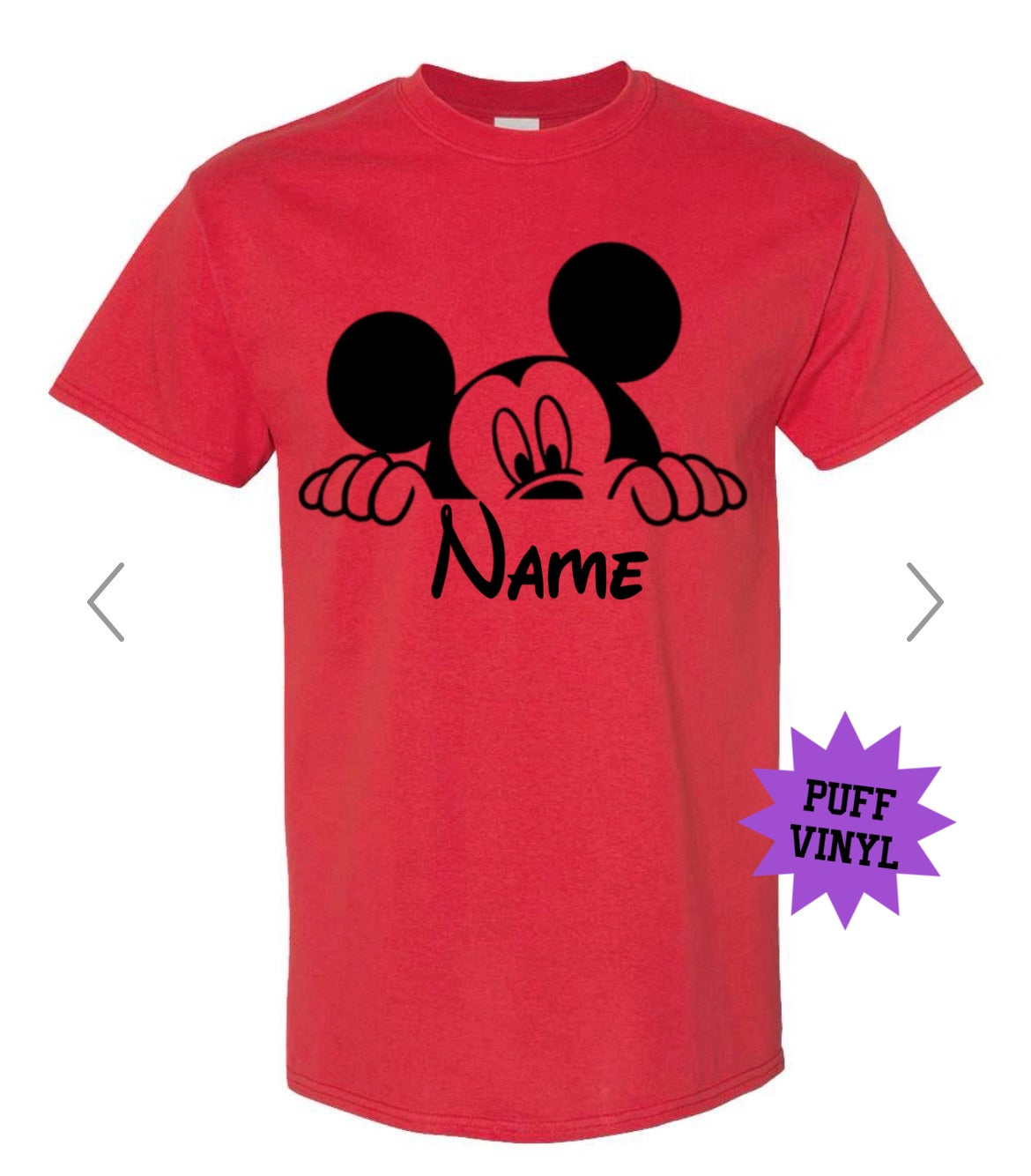 Peeking Minnie and Mickey