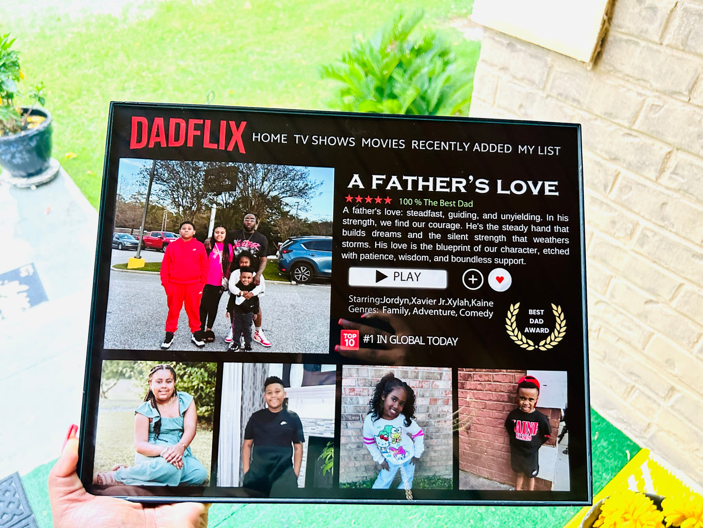 Dadflix Frame