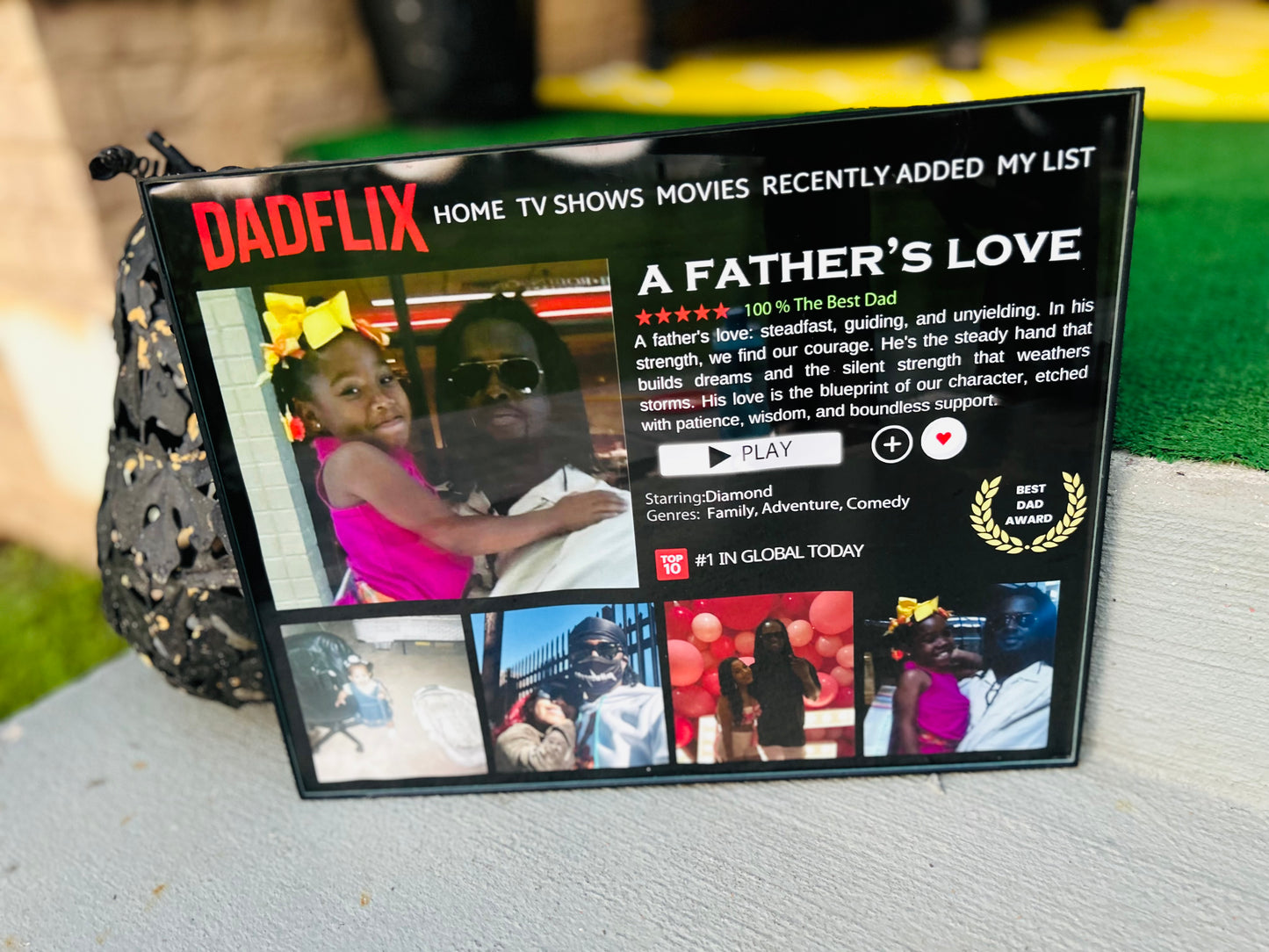 Dadflix Frame