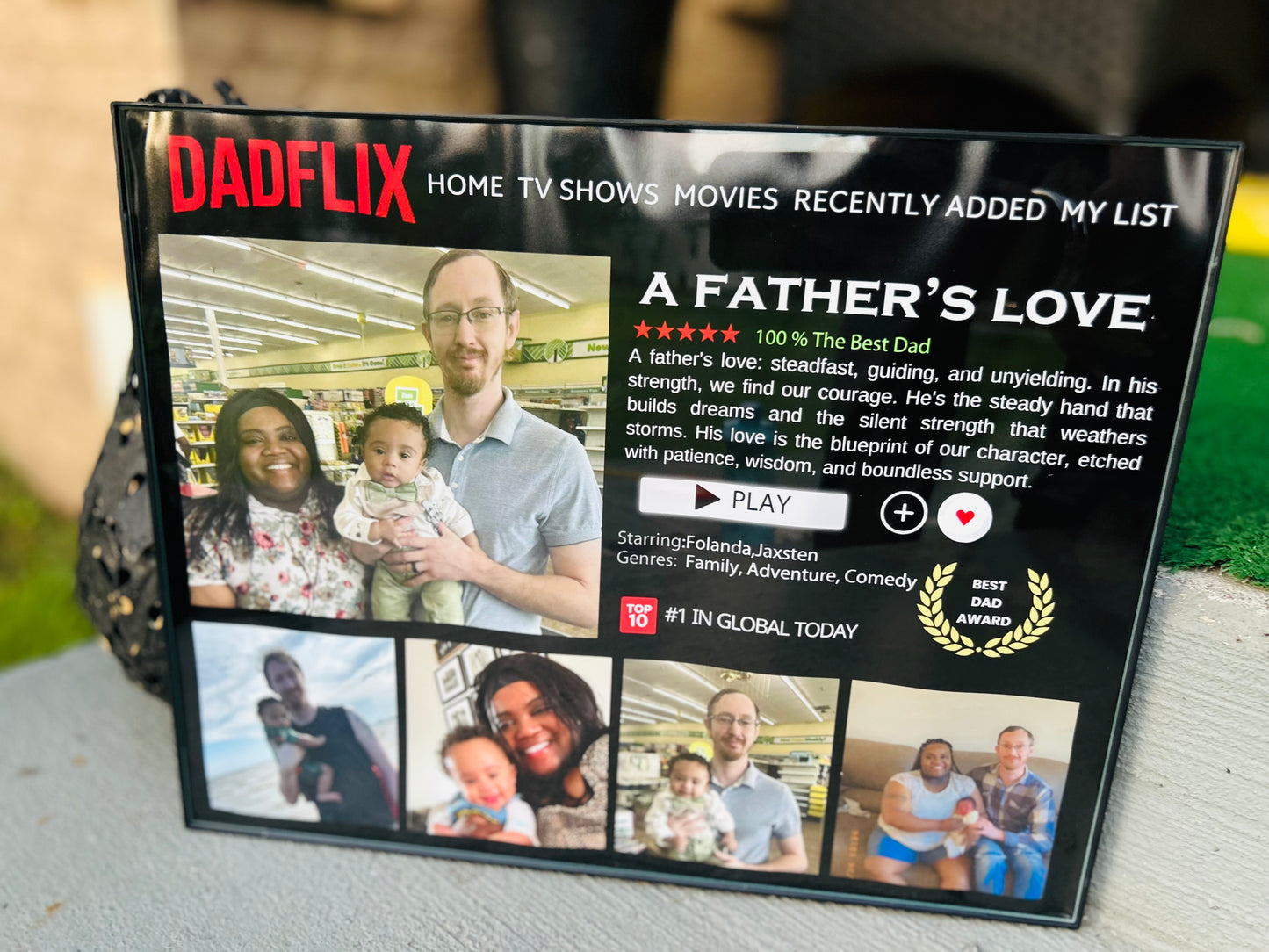 Dadflix Frame