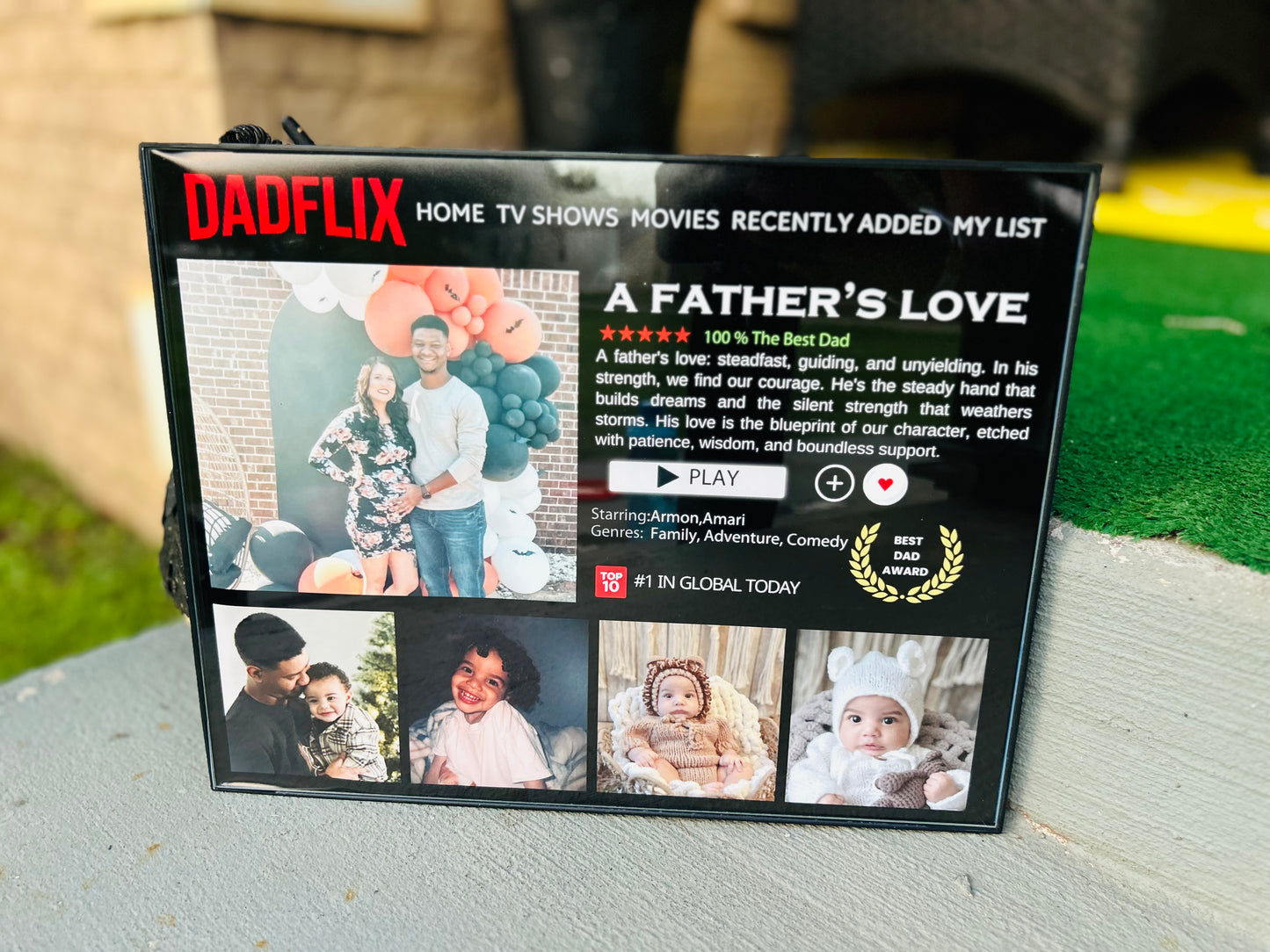 Dadflix Frame