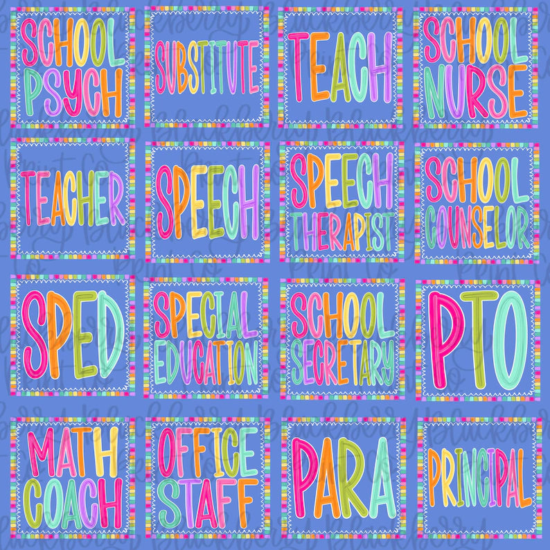 Custom Colorful Titles