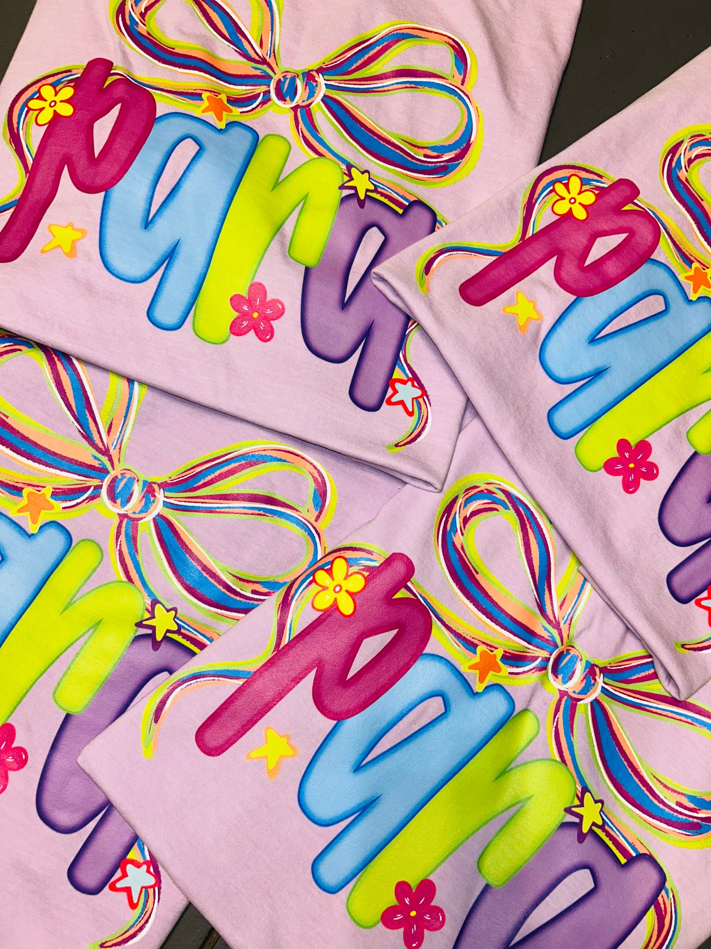 Colorful preppy alpha