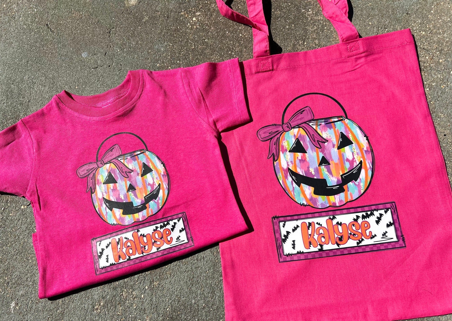 Personalized Shirt and Bag