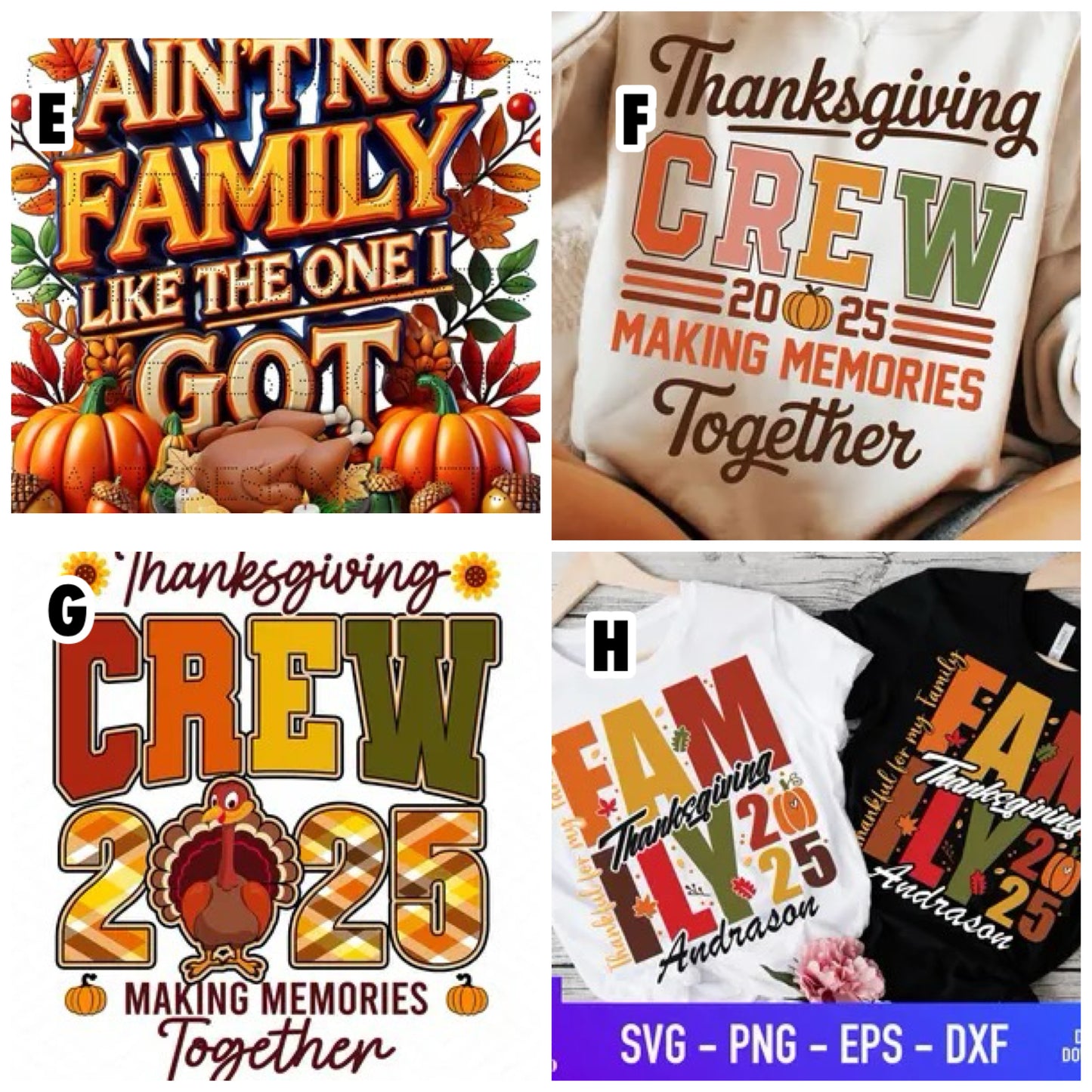 Family Thanksgiving Shirts