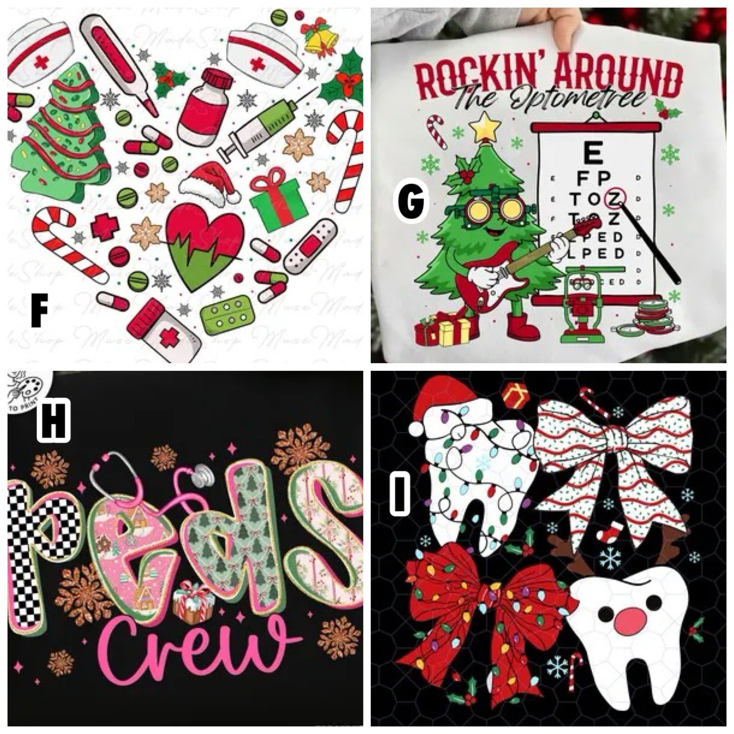 Christmas Occupational Shirts