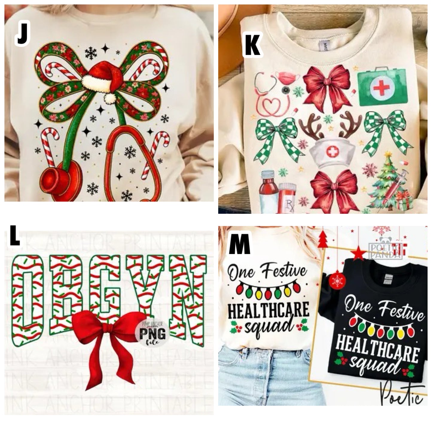 Christmas Occupational Shirts