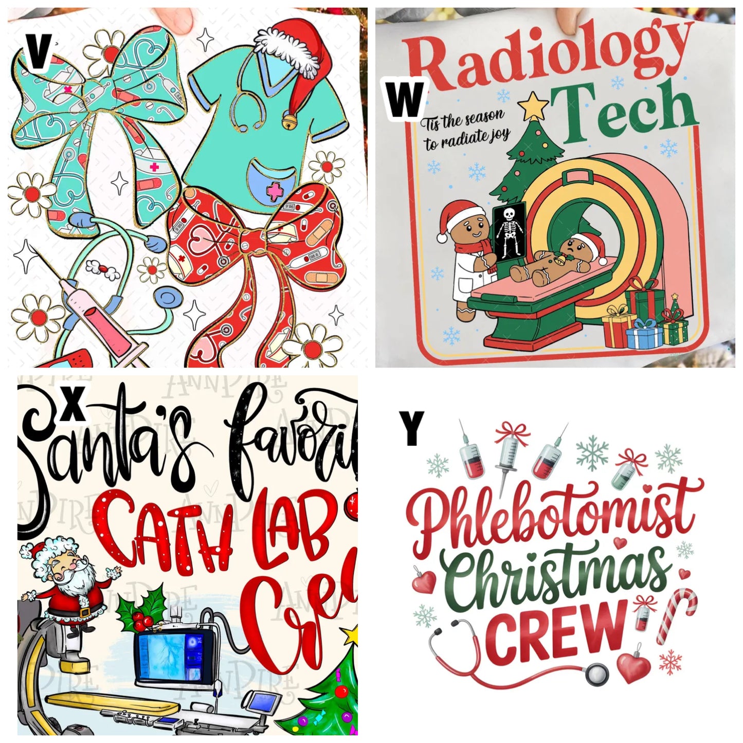 Christmas Occupational Shirts