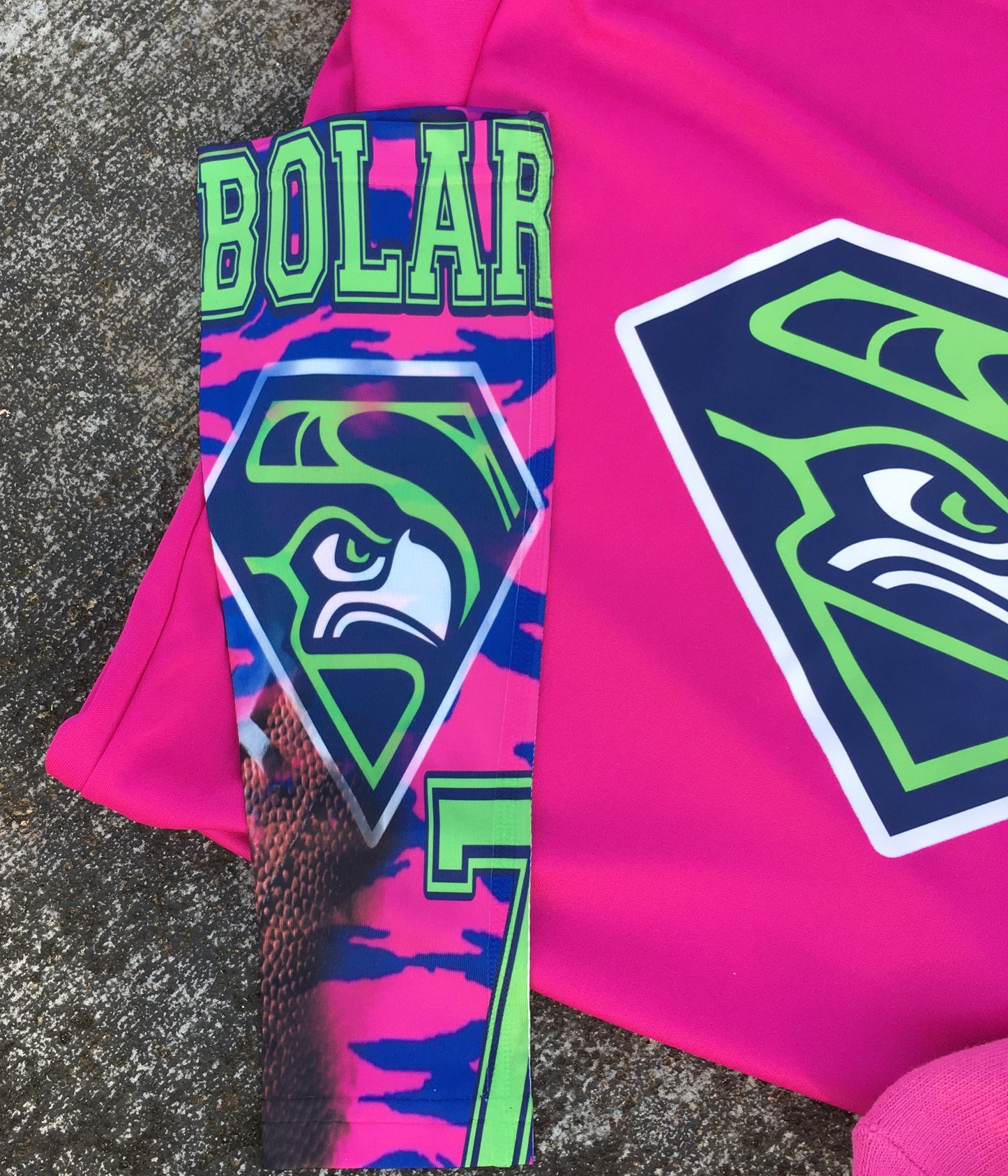 Custom Football socks and sleeves