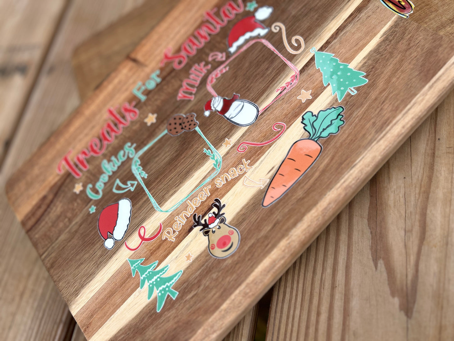 Christmas cutting board