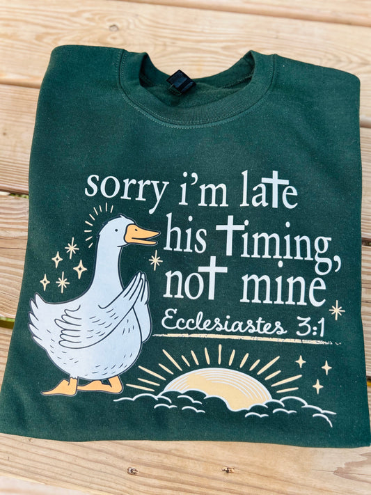 Sorry I’m Late