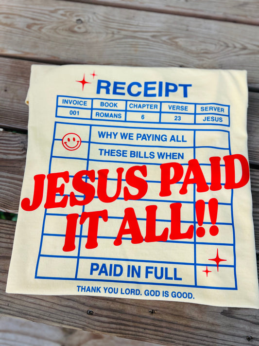 Jesus Paid It All