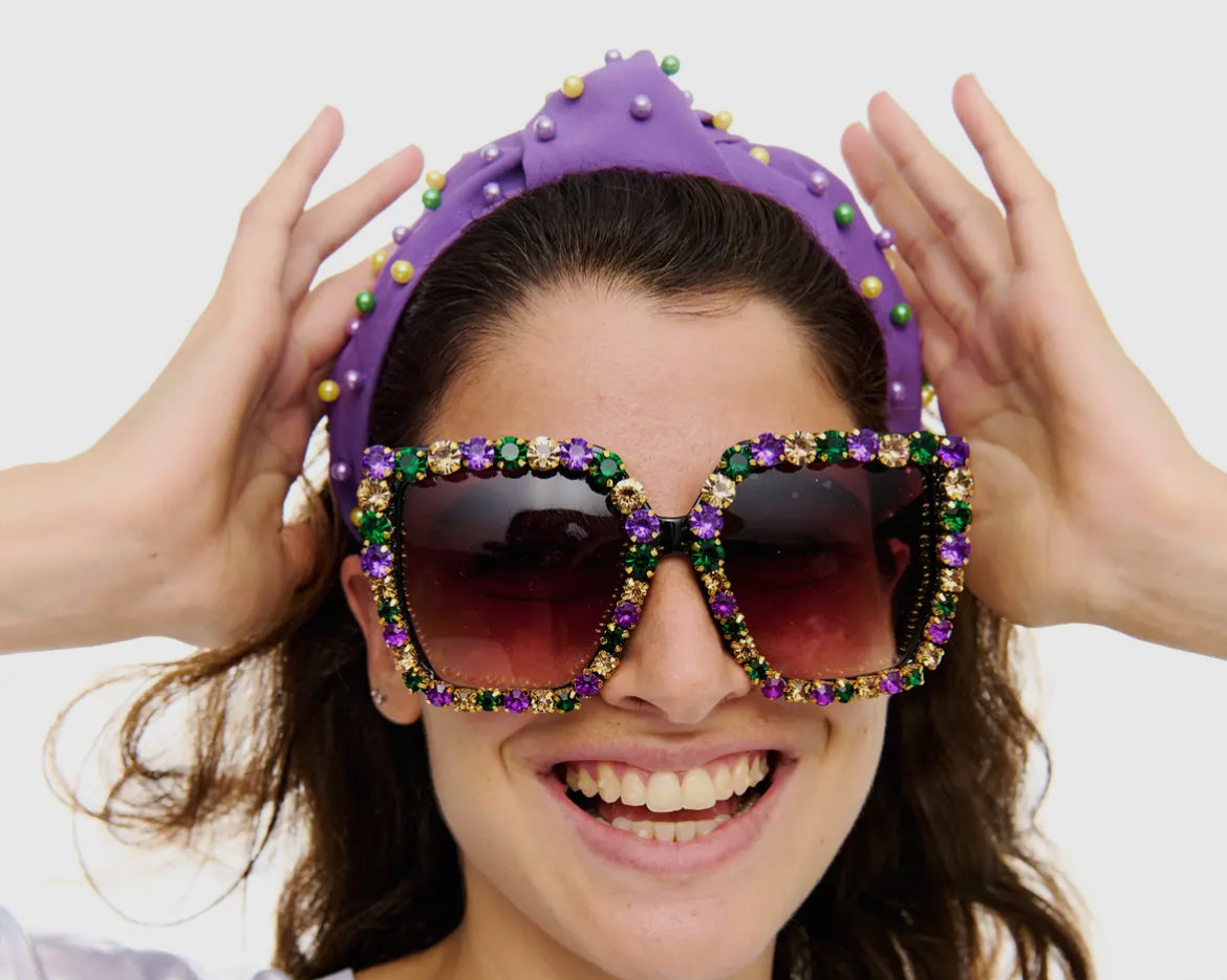 Mardi Gras Glasses