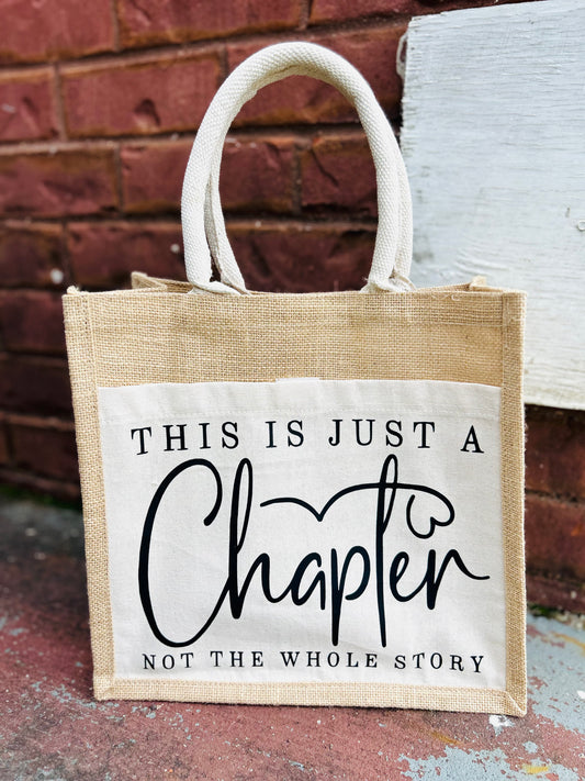 This is Just a Chapter bag