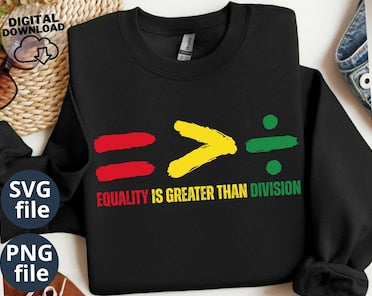 Equality is greater than division