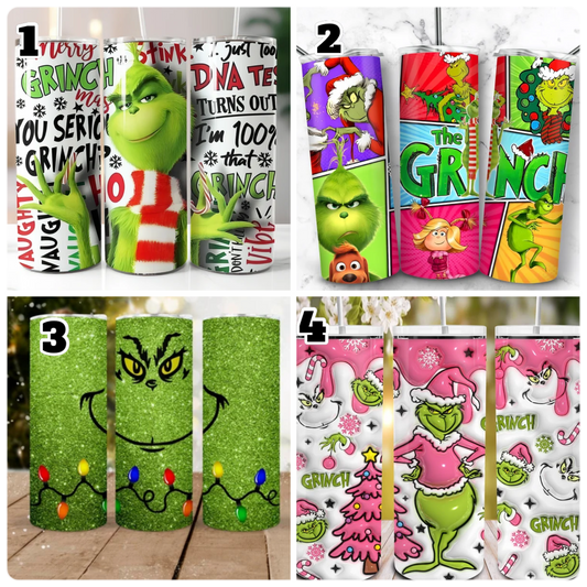 Grinch 20oz tumbler